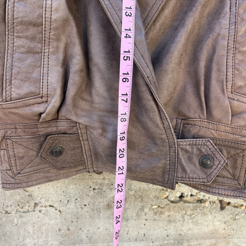 Vintage Wilsons Adventure Bound Women's Leather Jacket Size xSmall Aviator - Picture 4 of 7